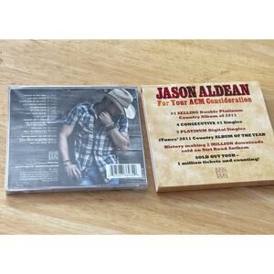JASON ALDEAN My Kinda Party 2010 CD Brand New SEALED with RARE ACM AWARD SLEEVE!